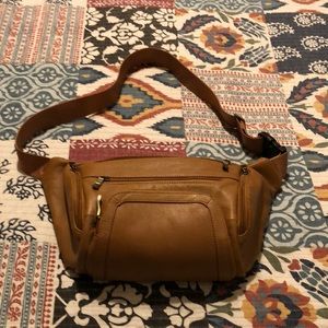 Leather Fanny Pack- Hammacher Schlemmer